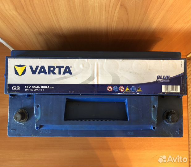 Аккумулятор 95ah Varta 800A