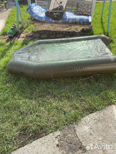 Надувная лодка пвх бу с мотором