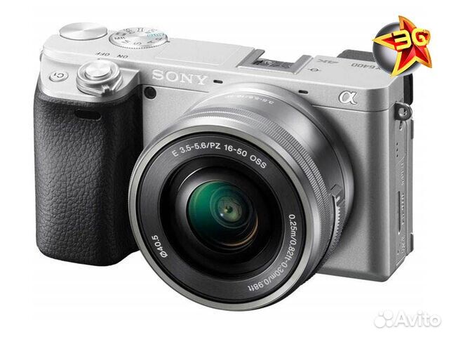 Фотоаппарат Sony Alpha ilce-6400 Kit 16-50mm Сереб