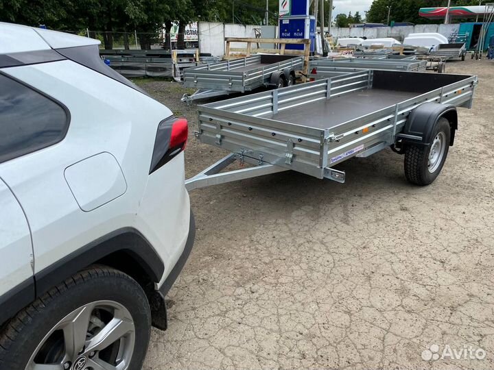 Прицеп 817717.025 для УАЗ с тентом 50см. Оцинкован