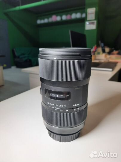 Объектив Sigma 18-35 mm f 1.8 DC HSM Art