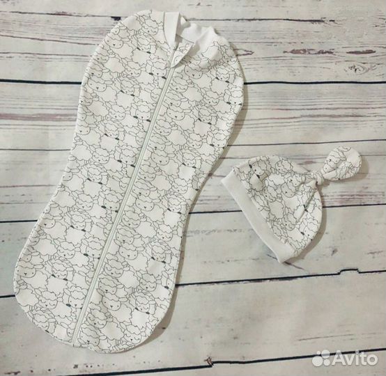 Пеленка кокон для новорожденного (новые)