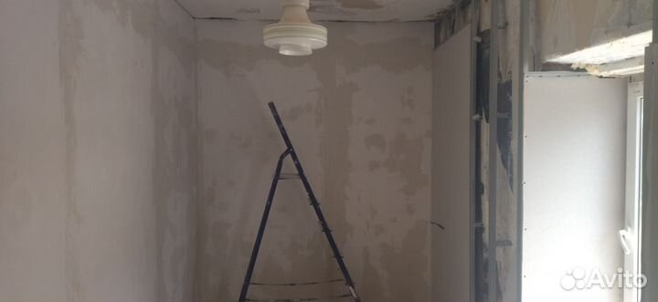 Штукатурка Стен, поклейка обоев