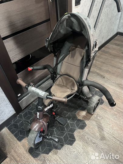 Велосипед коляска с ручкой