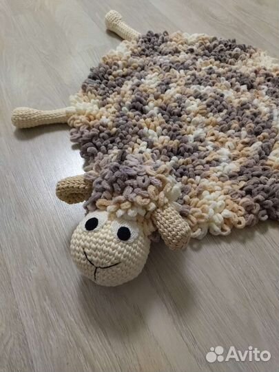 Вязаная игрушка, коврик, накидка 