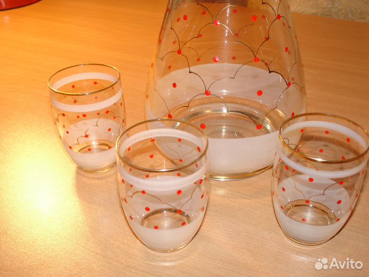 Графин, Салатник хрустальный