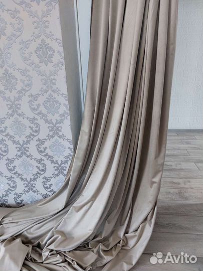 Шторы бархат ткань