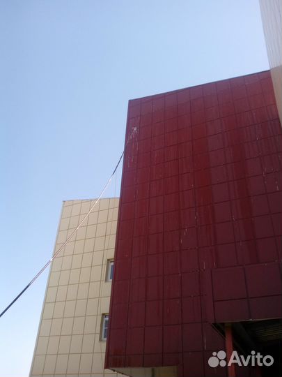 Мойка фасада и окон деионизированной водой WFR