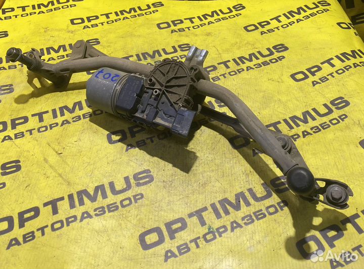 Трапеция дворников с моторчиком Peugeot 207