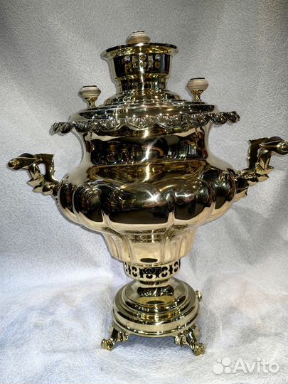 Самовар на дровах старинный