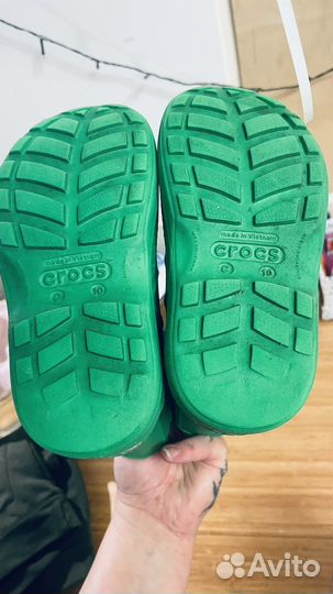 Детские резиновые сапоги crocs