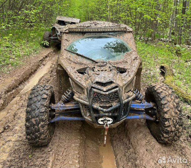 Лобовое стекло на CAN AM maverick X3 с обогревом