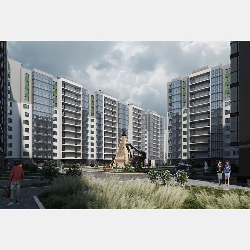 2-к. квартира, 48 м², 10/12 эт.