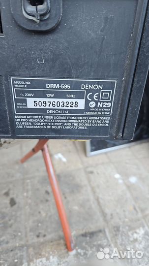 Кассетная дека denon