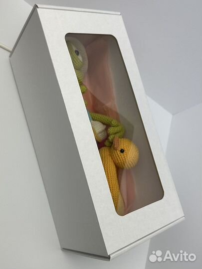 Вязаная ирушка лягушка ручная работа