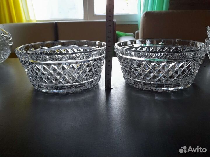 Хрустальные салатники СССР