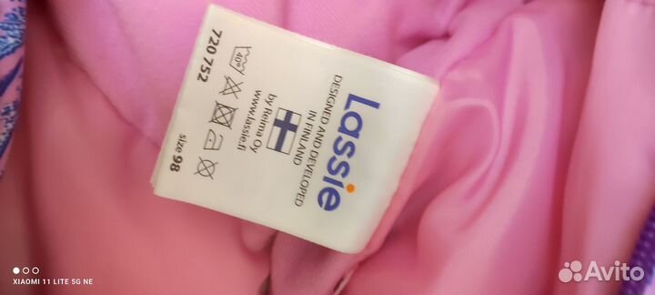 Зимний комбинезон для девочки 98