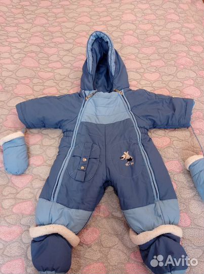 Зимний комбинезон от 0 до 6 мес