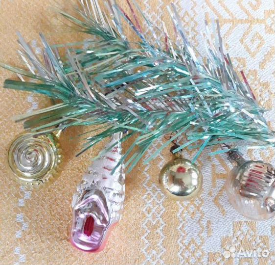 Наборы ёлочных игрушек СССР