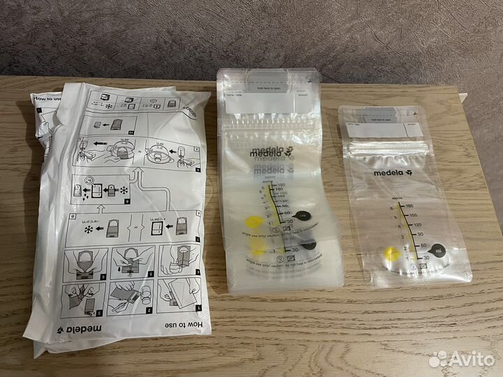 Пакеты для грудного молока medela