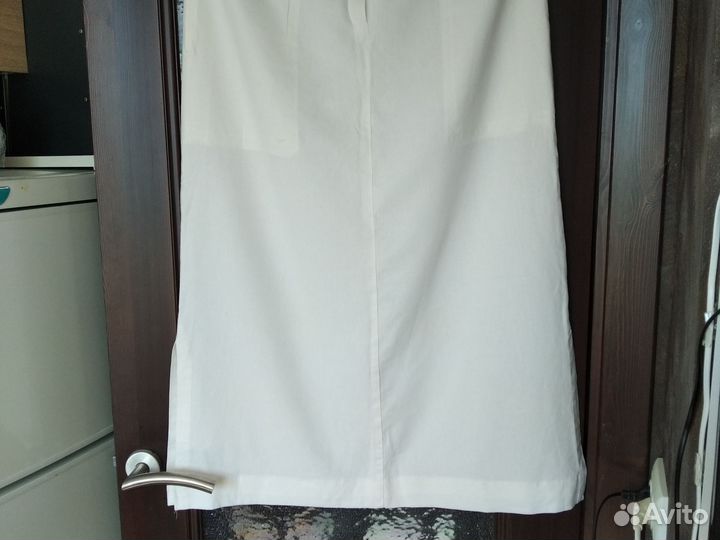 Юбка летняя лен 51 вискоза 49 размер 40