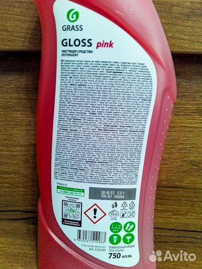 Чистящее средство grass Gloss Pink для туалетов