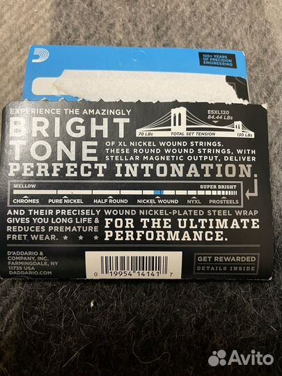 D'Addario esxl120 steinberger 9/42 струны