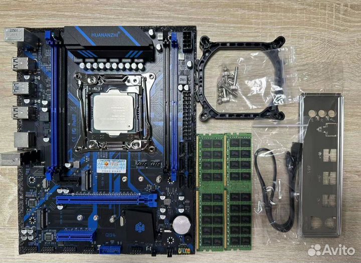 Комплект xeon E5-2680v3 + Huananzhi X99-QD4 + 32gb