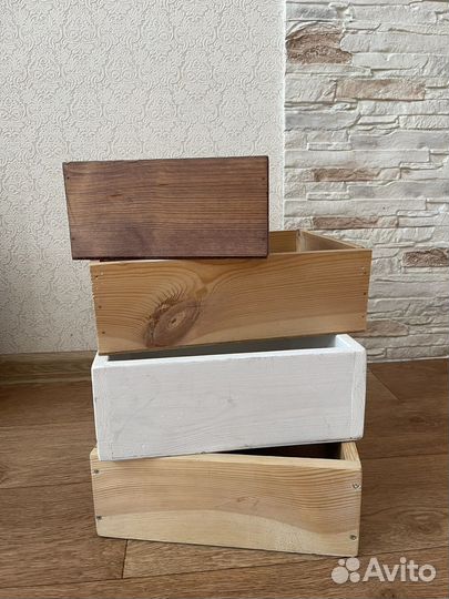 Деревянные ящики, боксы