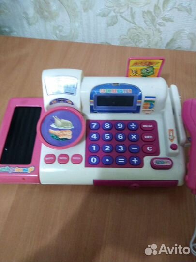 Игрушечная касса музыкальная
