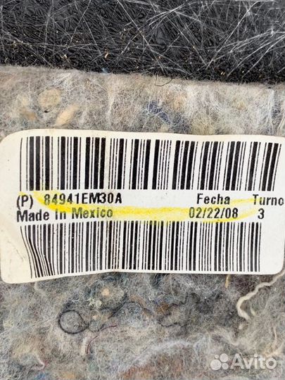 Обшивка багажника задняя левая Nissan Tiida HR16DE