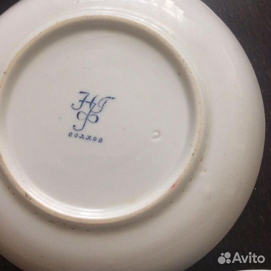 Фарфоровый чайный набор Волхов 1921-27г