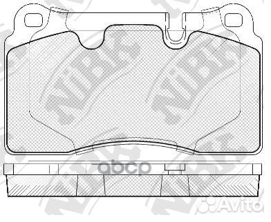 Колодки тормозные дисковые перед BD-5004;BD