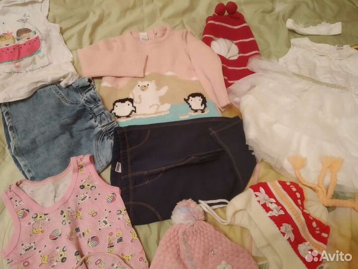 Пакет вещей на девочку на 1-2года