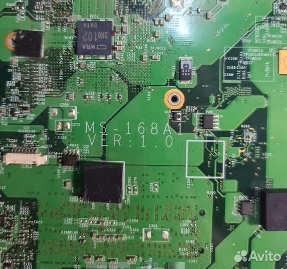 Материнская плата для ноутбука MSI model:MS-168A1