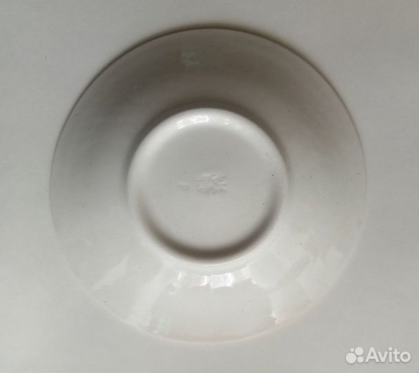 Винтажная рельефная тарелка времён СССР «Малина»