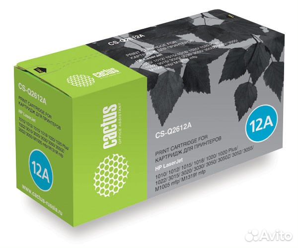 Картридж CS-Q2612A для принтеров HP Laser Jet 1010