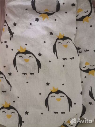 Простыни в детскую кроватку