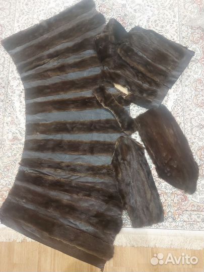 Мех норки куски