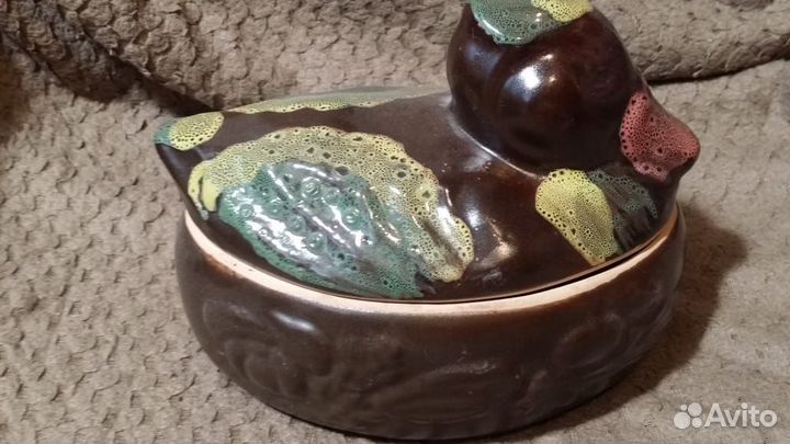 Керамика для запекания или конфетница утка