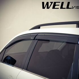 Дефлекторы окон Subaru Forester 2014-2016, Wellvis