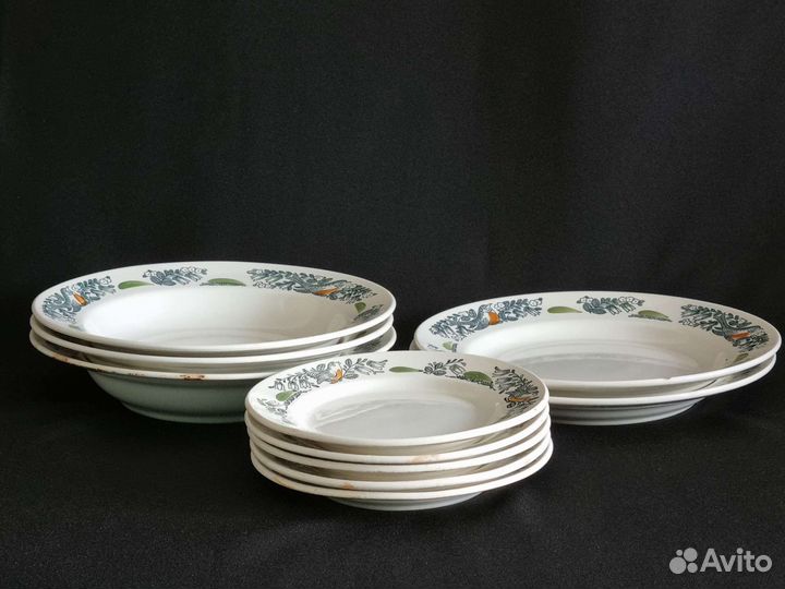 Остатки от набора Птицы зик Конаково СССР