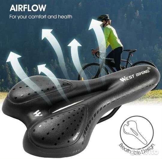 Велосипедное седло west biking