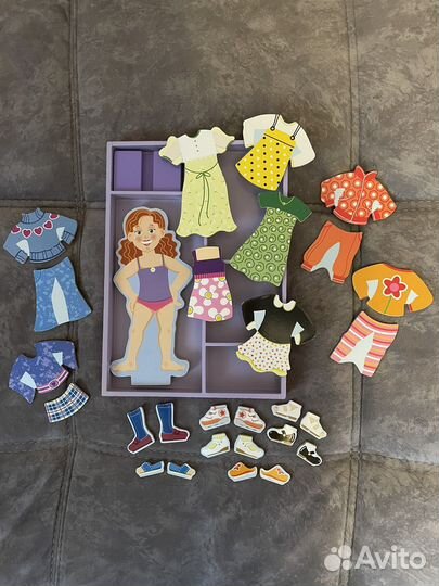 Магнитная кукла Maggie (Melissa & Doug)