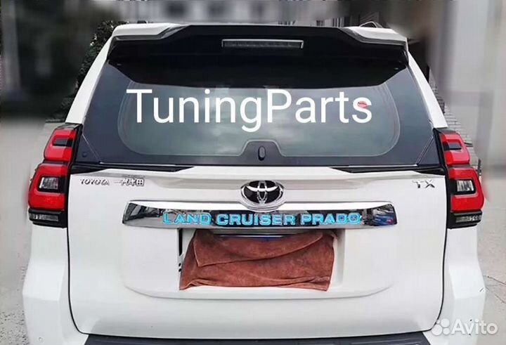 Спойлер prado 150 / lexus GX460 стиль khann