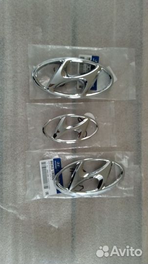 Эмблемы на Hyundai Solaris 11-15-17
