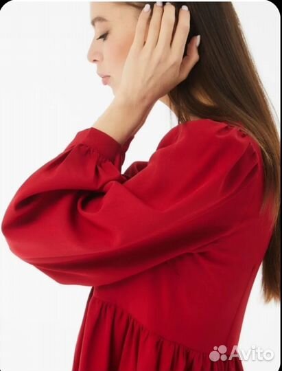 Красное платье в стиле lichi 42-46 р