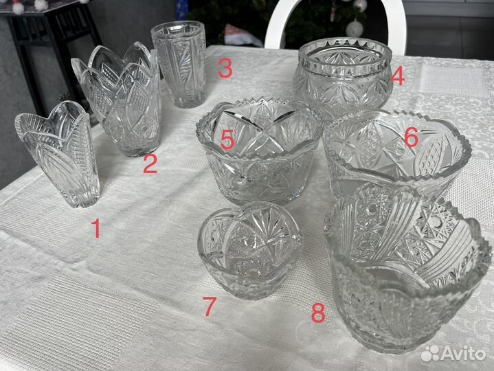 Ваза хрустальная СССР