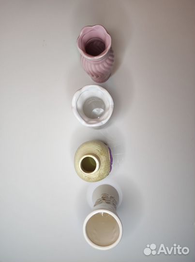 Вазы небольшие одним лотом