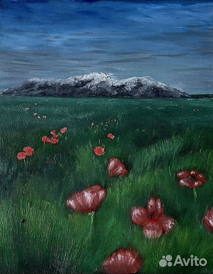 Картина, масло, холст 30х40